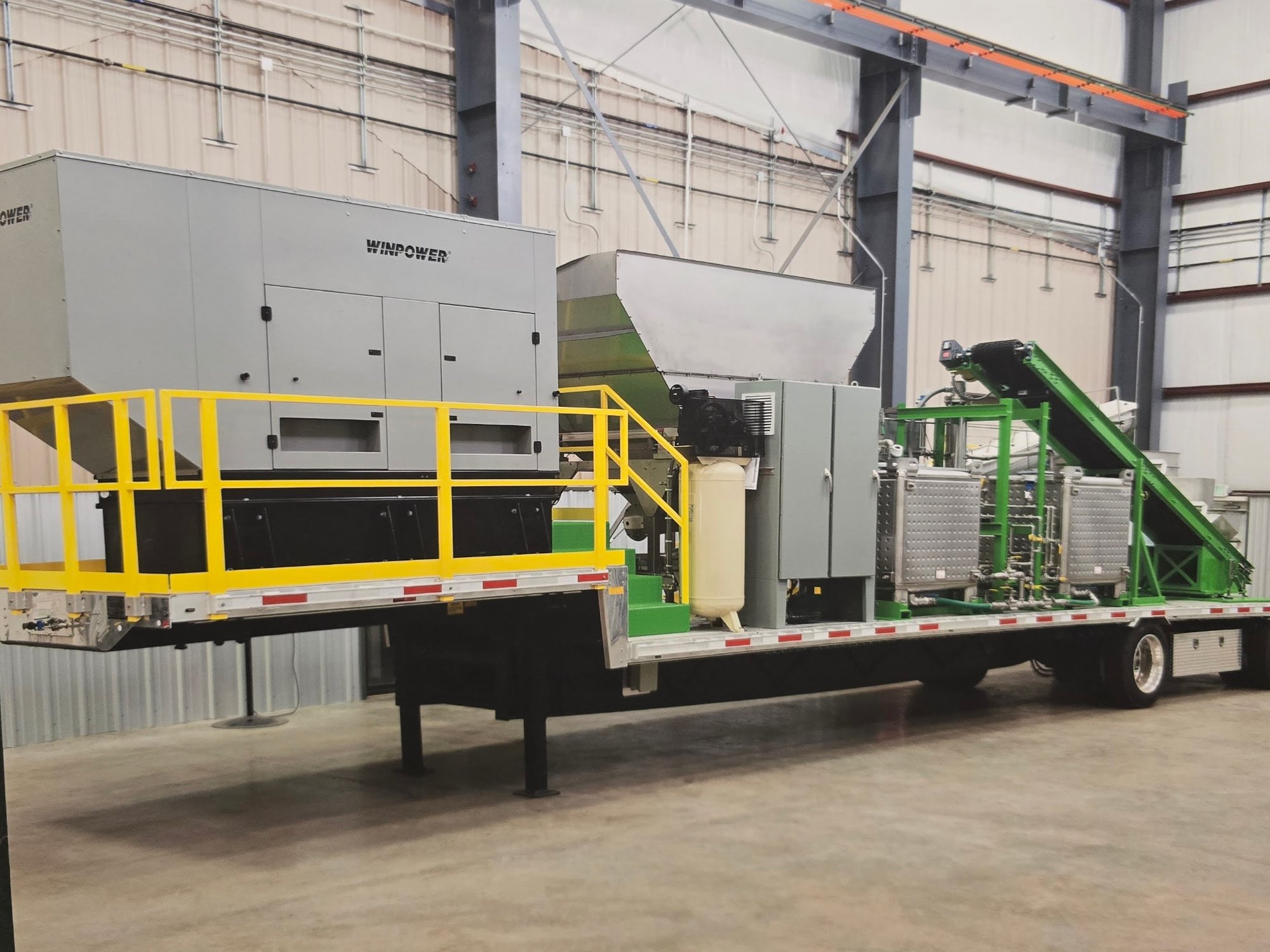 Skid mounted processing unit